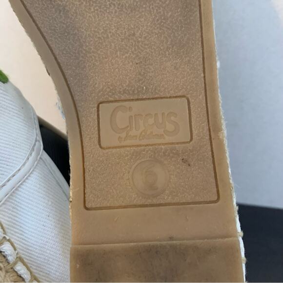 Circus By Sam Edelman Pineapple Palm Tree Espadrille Canvas Flats - Picture 6 of 8